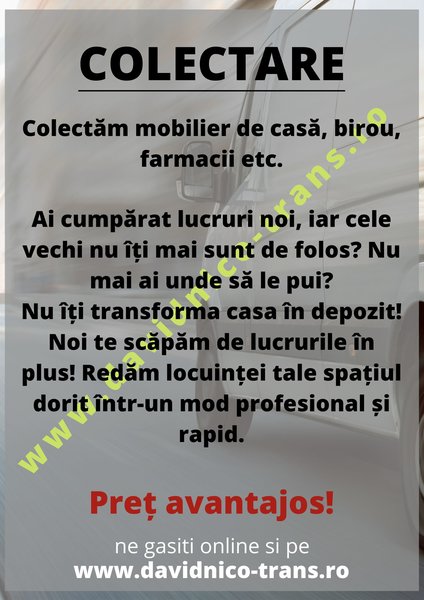 Transport, manipulare mobilier, electrocasnice